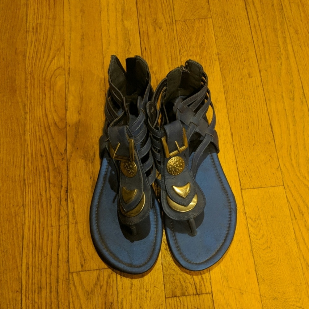 Blue Sandals